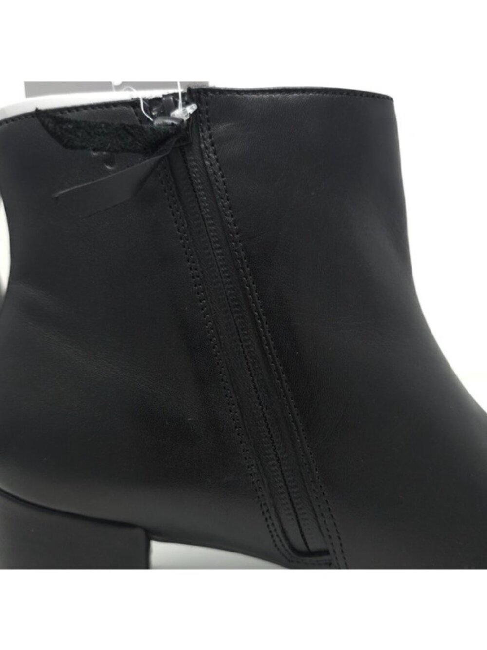 Naturalizer Bay Waterproof Heeled Ankle Boot Black Leather 11 M - Picture 9 of 14
